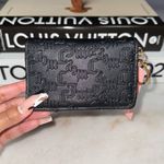 Juicy Couture Black Liquorice Heartless Slim Elongated Bifold Wallet Photo 1