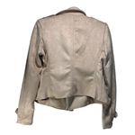 Magaschoni  Faux Pink -salmon Suede Moto Style‎ Women’s Jacket Size S Photo 1