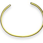 Francesca's Collection Womens Fashion Bracelet Dream Bigger Thin Cuff Gold Tone Photo 4