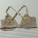 Victoria's Secret Victoria’s Secret 34D Unlined Demi Underwire Bra Nude Lace With Pink Accent Photo 6