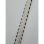 Michael Kors White Leather Crossbody/shoulder Bag Replacement Strap-silver Photo 6