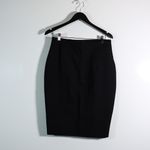 Spanx Women's The Perfect Black Ponte Stretch Pencil Mid Rise Skirt Large Photo 0