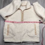 No Boundaries No‎ Boundaries Cream Sherpa Half-Zip Jacket Photo 4