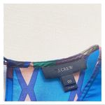 J.Crew Gemstone Tribal Silk Blouse Top Photo 5