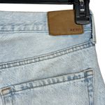 Aeropostale SZ 10 Mom Jeans Distressed Rips Hi-Rise Light Wash Zip-Fly Pockets Photo 7