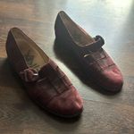 Fits By Theresia Suede Mary Jane’s Maroon 6.5 Photo 1