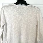 J.Jill linen white green fringe top coverup S Photo 11