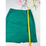 J.Crew  Pencil Skirt Women's Size 6 Green Wool Blend Career Business Casual Photo 1