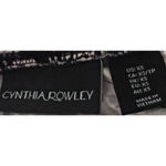 Cynthia Rowley  Women's Black White Maxi Skirt Folded Waist‎ Band Size XS Photo 2