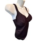 Bali  Medium Support One Piece Shaper Bodysuit Sz 38D Black Underwire Cups #8209 Photo 1