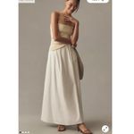 Theory NEW  Easy Midi Skirt White City Poplin Photo 3