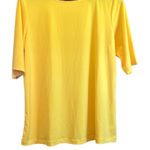 Susan Graver Susan‎ Graver Modern Essentials Liquid Knit Top Large Sz medium Yellow Photo 0