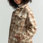 Love Tree Plaid Sherpa Womens Shacket Photo 1