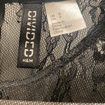 Divided  Mesh Black Blouse Size S Photo 5