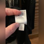 JM Collection  beautiful black knit 3/4 sleeve blouse with gold print size 2x Photo 4