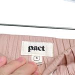 Pact  Daily Twill Relaxed Fit Tapered Leg Pants in Oat Size S Drawstring Waist Photo 3