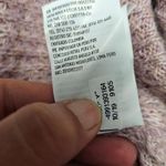 American Eagle  Dusty Mauve Waffle ¼ Zip Mockneck Wool Blend Sweater Size Small Photo 7