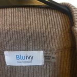 BlueIvy cowl neck dolman sleeve sweater oversized medium M/L Tan Size L Photo 7
