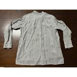 J Jill Love Linen Blouse Top Women Medium Beach Vacation Lagenlook Cottage Core White Photo 3