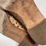 Loeffler Randall Ione Beach Tan Leather Perforated Peep Toe Ankle Bootie Shoe 6 Photo 13