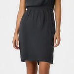 Eliza J Black Sleeveless Dress Woman's 4P Knee Length Gold Exposed Zipper Party Photo 0