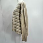 Woolrich  Arcana Boatneck Earth Tone Striped 100% Cotton Sweater Cottagecore NEW Photo 3