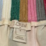 J.Crew Multicolor Striped Linen & Cotton A-Line Skirt size 6 Photo 2