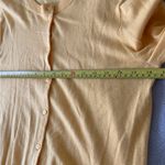 J.Crew J.‎ Crew The Caryn Cardigan Butter Yellow Button Up Sweater Women's Large Preppy Photo 4