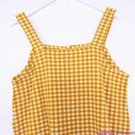 Madewell NEW Jacquard Button-Front Mini Dress in Gingham Check, L Photo 8