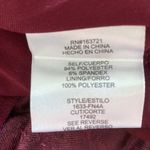 City Studio Women’s Dark Coquette Burnout Velvet Dress Sz. S Bustier Burgundy Pink Photo 6