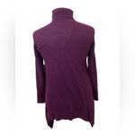 Chico's Boysenberry Cashmere Blend Sharkbite Hem Layering Turtleneck Photo 2