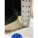 ZARA Woman's Black Stretch Sock Ankle Boot Chunky Heel Size 8.5 to 9 Photo 7