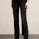 All Saints Zoe Raw Hem Black Jeans  Photo 0