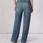 MILA ROSABELLA Distressed Classic Blue Women's Sweatpants Faux Jeans Look S Photo 2