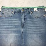 Judy Blue NWT Denim Tummy Control High Waist Skirt Size 1XL Blue Photo 6