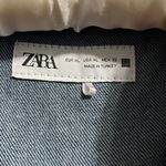 ZARA 💖  Cropped Denim Long Sleeve Shirt Photo 4