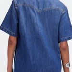 Madewell Blue Denim Oversized Mini Shirtdress Womens Size XXL NS185 Preppy NEW Photo 1
