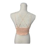 Free People Intimately FP Adella Longline Bralette Size L Soft Salmon Lace Cami Photo 2