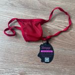 Red Mesh Backless Lingerie Dress Set Size L Photo 5