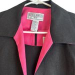 Jessica Howard VTG 2 Piece Set 12P Shift Dress Bolero Open Jacket Black Pink LBD Photo 2