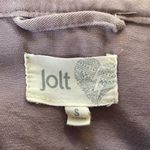 Jolt Lavender Cotton Utility Jacket Photo 4