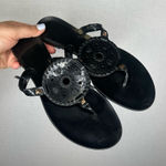 Jack Rogers  | Size‎ 8 Flip Flops Black Sandals Elegant and Comfortable Photo 0