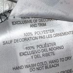 Gothic Black torn shredded look Dress with White Cross Pattern Size L Photo 14