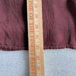 Maven West Maven‎ West Maroon Blouse Cupro USA XS cut out mock neck Long sleeve Boho Photo 9