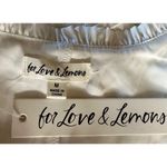 For Love & Lemons Zahra Mini Dress in White Medium New Womens Party Photo 7