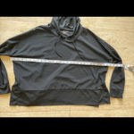 Mondetta Ladies' Ottoman Hoodie Oversized‎ Boxy Fit Lightweight Black L Size L Photo 2