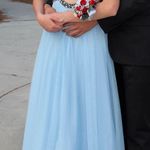 Blondie Nites Blue Prom Dress Photo 0