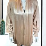 Vintage Escada Margaretha Ley Pink Cotton Silk Satin Trim Size L Photo 1