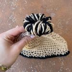 Free People Handmade knit cream beanie Photo 1