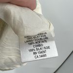 Milly  100% silk cream & black trim starburst 3/4 sleeve dress elegant size 2 Photo 8